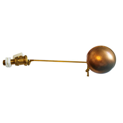 1/2" Part 2 High Pressure Brass Ball Cock Valve Arm & 4 1/2" Copper Float