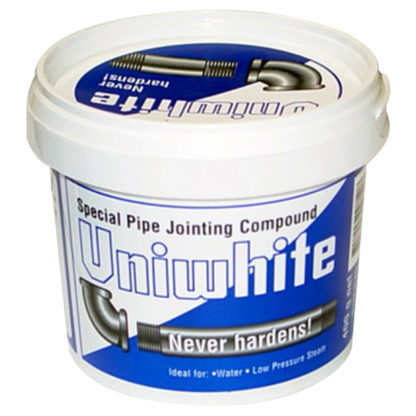UniWhite Pipe Jointing Compound (400g) Front Photo
