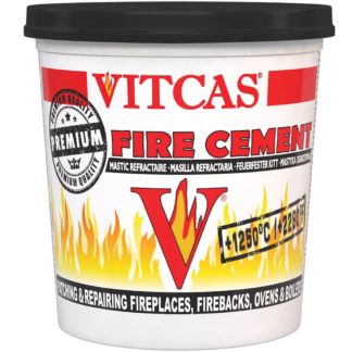 Vitcas Black Fire Cement, 1kg Front Photo